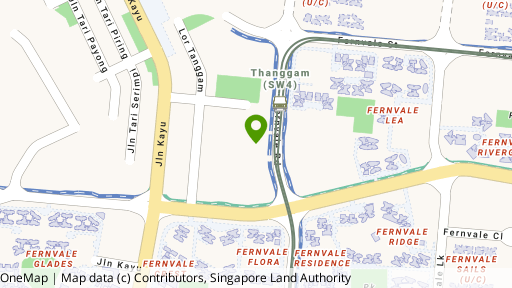 Map showing the location of High Park Residences