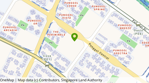 Map showing the location of Waterbay