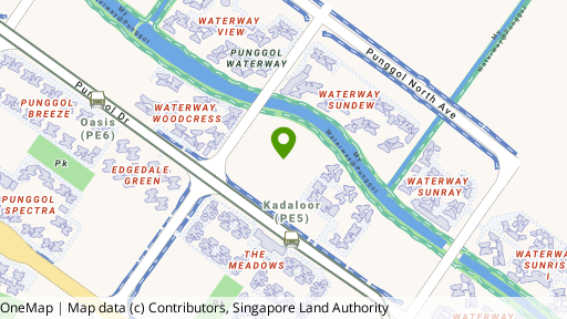 Map showing the location of The Terrace