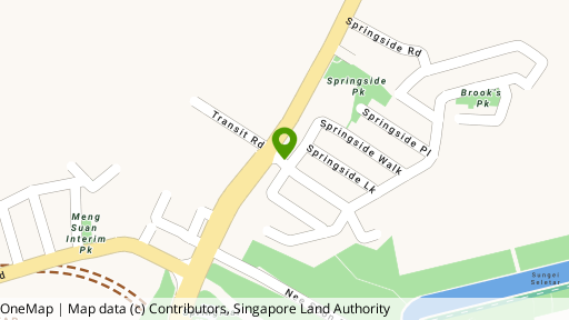 Map showing the location of The Brooks I & II