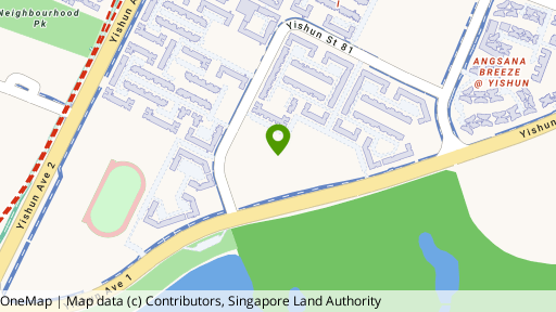 Map showing the location of Orchid Park Condominium