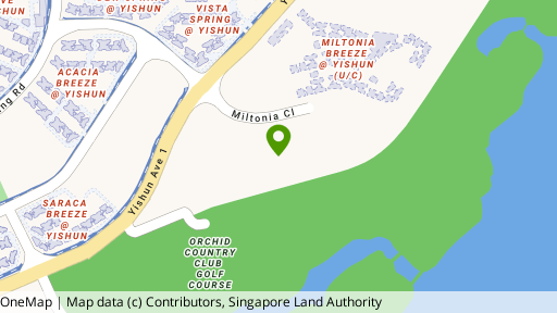 Map showing the location of The Miltonia Residences