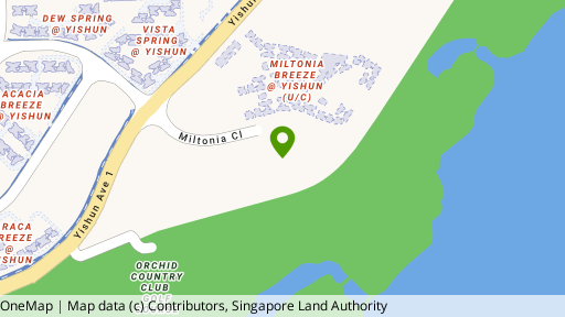 Map showing the location of Miltonia Close (EC) GLS