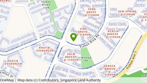 Map showing the location of The Wisteria
