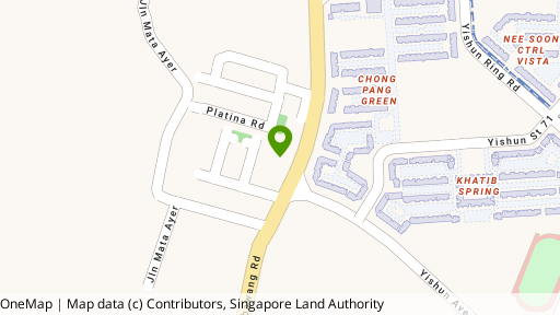 Map showing the location of Sembawang Cottage