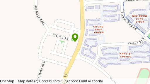 Map showing the location of 413/A Sembawang Road