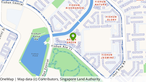 Map showing the location of Adora Green