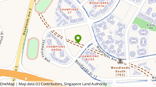 Map showing the location of Norwood Grand