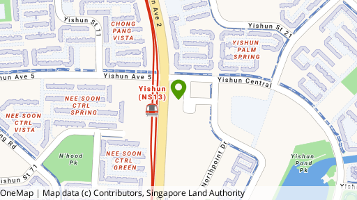 Map showing the location of Northpoint Shopping Centre