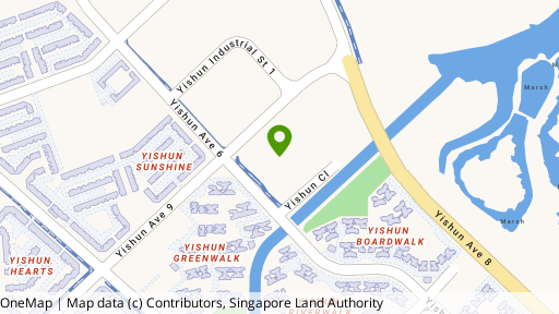 Map showing the location of Symphony Suites