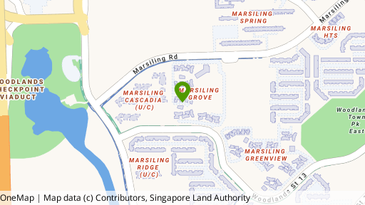Map showing the location of Marsiling Apartment