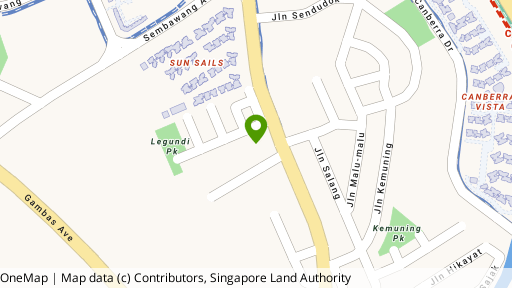 Map showing the location of Springhill