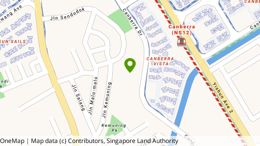 Map showing the location of The Commodore