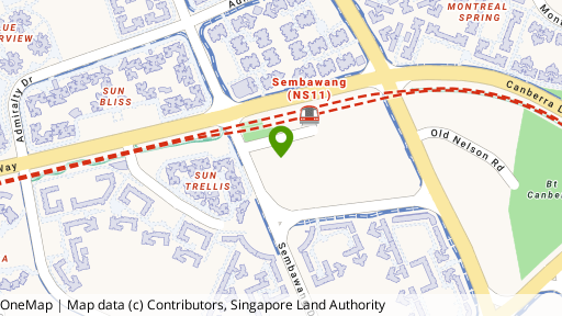 Map showing the location of Sun Plaza