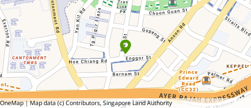 Map showing the location of Union Building