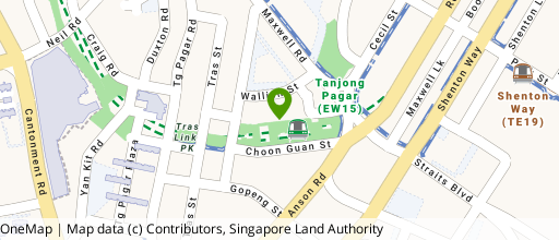 Map showing the location of Guoco Tower