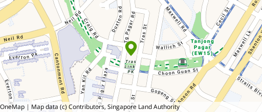 Map showing the location of Orchid Hotel