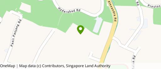 Map showing the location of Alexandra Technopark