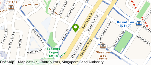 Map showing the location of Oxley Tower
