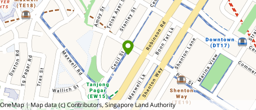 Map showing the location of GB Building