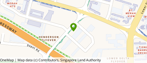 Map showing the location of 211 Henderson