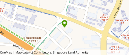 Map showing the location of Apex @ Henderson
