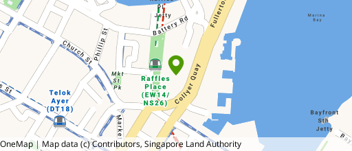 Map showing the location of The Arcade