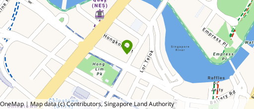 Map showing the location of Merchants Building