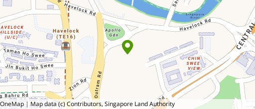 Map showing the location of Furama Riverfront