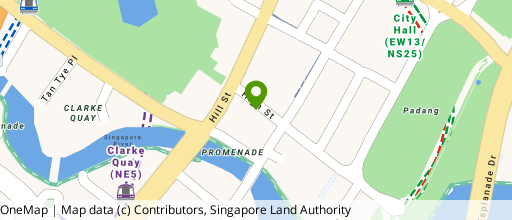 Map showing the location of High Street Plaza
