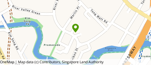 Map showing the location of 22 Martin Road
