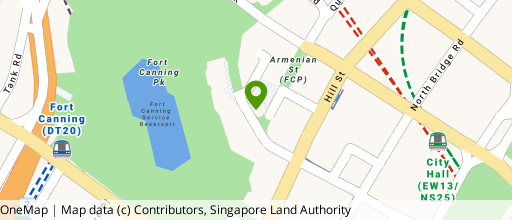 Map showing the location of Bible House