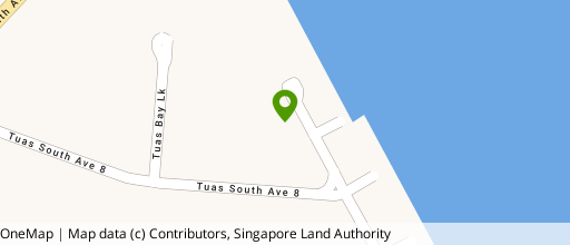 Map showing the location of Acteon Singapore Operations Centre