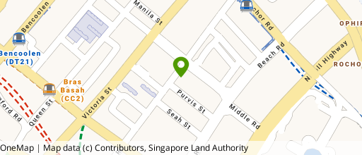 Map showing the location of North Bridge Centre