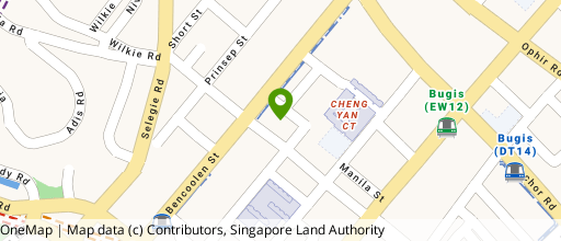 Map showing the location of Fortune Centre