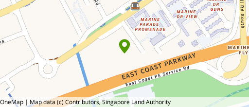 Map showing the location of Parkway Parade