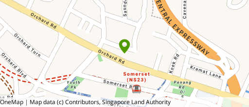 Map showing the location of Midpoint Orchard
