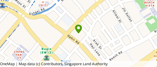 Map showing the location of The Golden Landmark