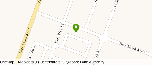 Map showing the location of 52 TUAS VIEW SQUARE