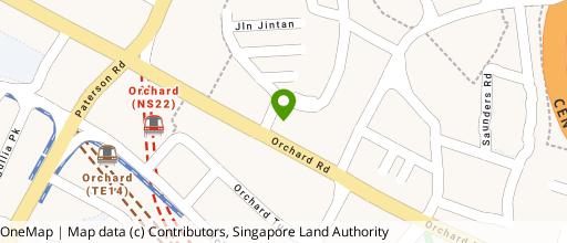 Map showing the location of Tong Building