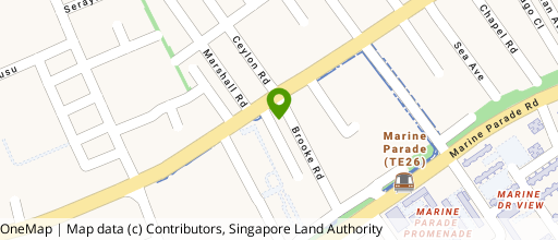 Map showing the location of Eastgate
