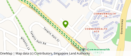 Map showing the location of One Commonwealth