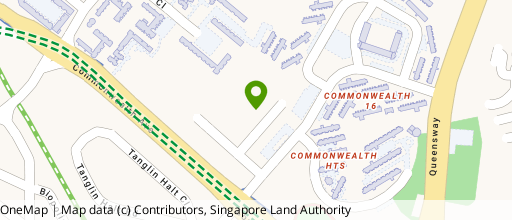 Map showing the location of 8 Commonwealth Lane