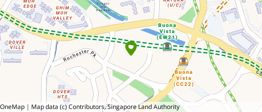 Map showing the location of The Star Vista