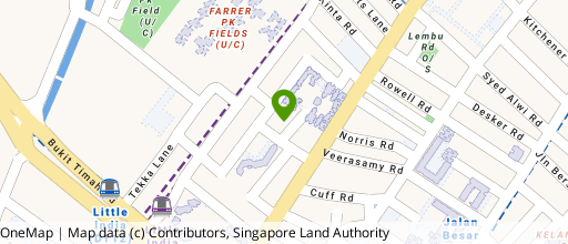 Map showing the location of Grand Imperial Hotel