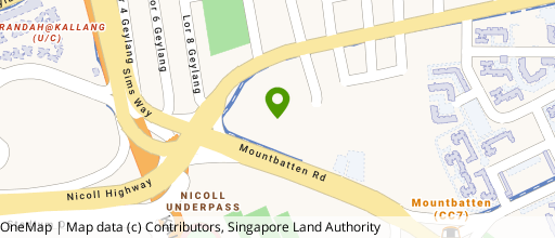 Map showing the location of 223 @ Mountbatten