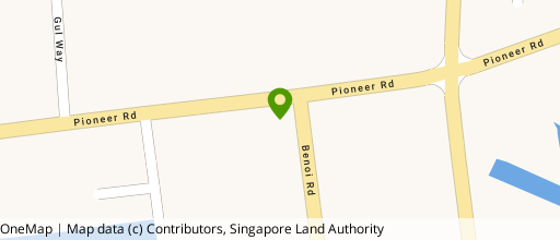 Map showing the location of Pioneer Lot