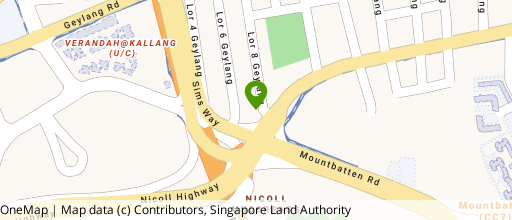 Map showing the location of Wing Fong Building