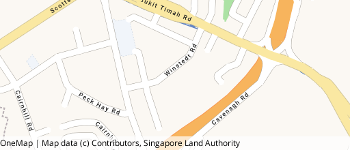 Map showing the location of 10 Winstedt