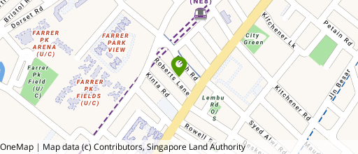 Map showing the location of Goodland Building